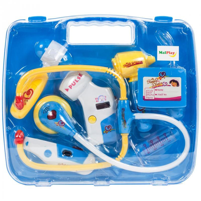 Trusa medicala cu sunete si lumini Micul doctor Blue - imagine 5